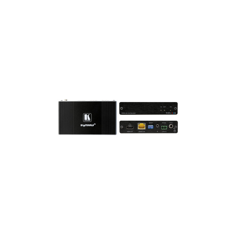 Kramer Electronics TP-874XR Receptor AV Negro | APLIUM