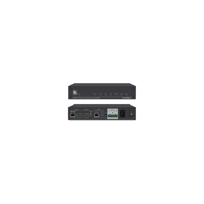 Kramer Electronics PA-240Net 2.0 canales Rendimiento/fase Ne | APLIUM