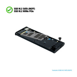 TooQ Shinobi Caja externa para unidad de estado sólido (SSD) | APLIUM