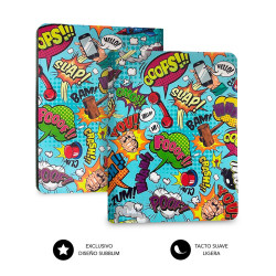 SUBBLIM Funda con Teclado Keytab Pro BT Trendy Comic | APLIUM