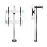 TooQ FS2270M-B soporte para TV 177,8 cm (70") Plata | APLIUM