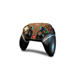 Krom KEXAL Negro, Rojo, Blanco Bluetooth/USB Gamepad Analógi | APLIUM