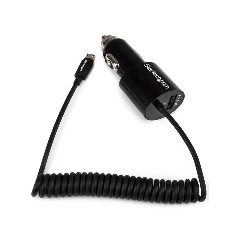 Dual Port Car Charger - Micro USB+USB