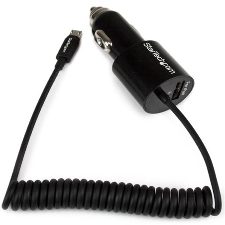 Dual Port Car Charger - Micro USB+USB