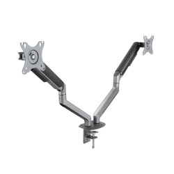 Soporte de Mesa para 2 Monitores TooQ DB4132TNR-G/ Giratorio | APLIUM