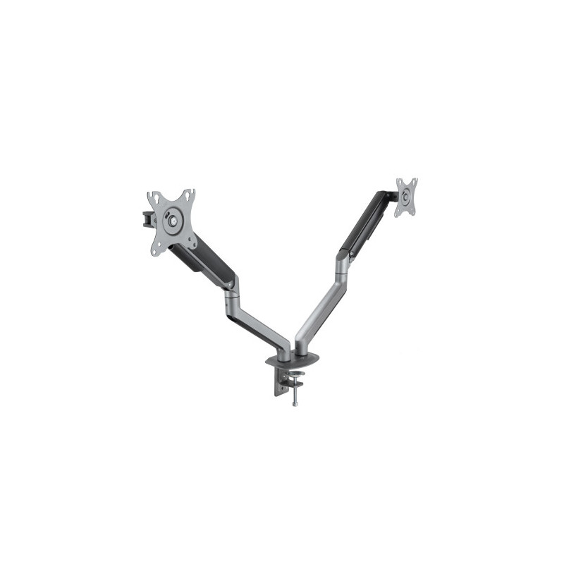 Soporte de Mesa para 2 Monitores TooQ DB4132TNR-G/ Giratorio | APLIUM