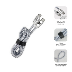 Dual Car Charger PD20W+QC3.0+C To C/LIGHTNING S | APLIUM