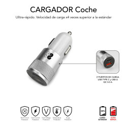 Dual Car Charger PD20W+QC3.0+C To C/LIGHTNING S | APLIUM