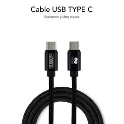 SUBBLIM CARGADOR ULTRA RAPIDO 2xUSB DE PARED PD25W+QC3.0+Cab | APLIUM