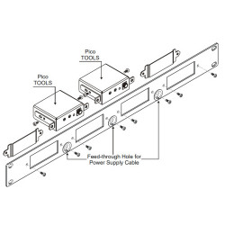Kramer RK-4PT-B 19-INCH Rack Adapter (60-900110) | APLIUM