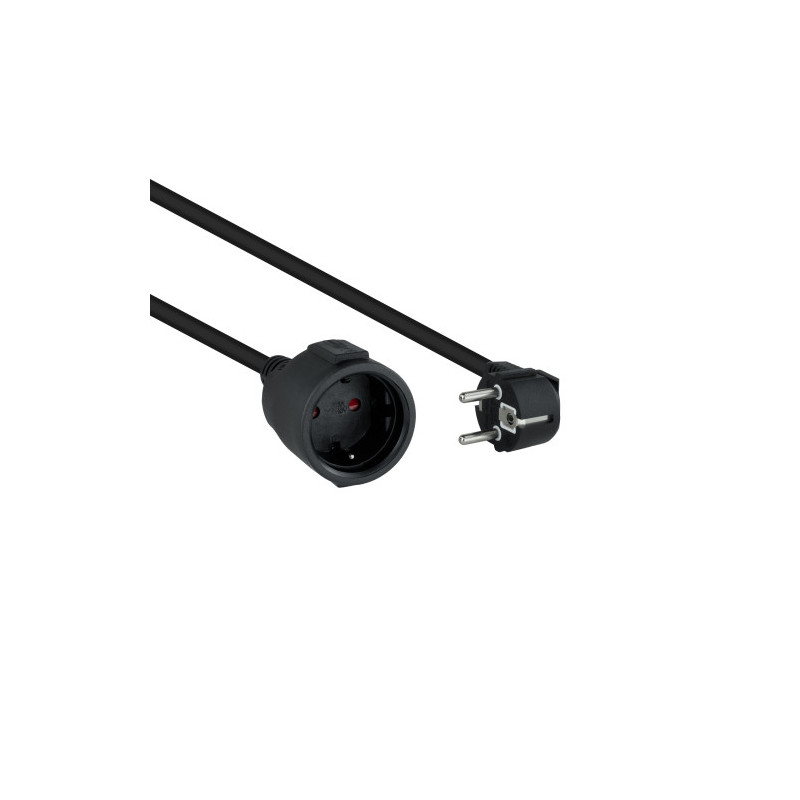 Nanocable Cable de Alimentación Alargador, Negro, 10 m | APLIUM