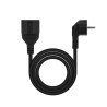 Nanocable Cable de Alimentación Alargador, Negro, 10 m | APLIUM