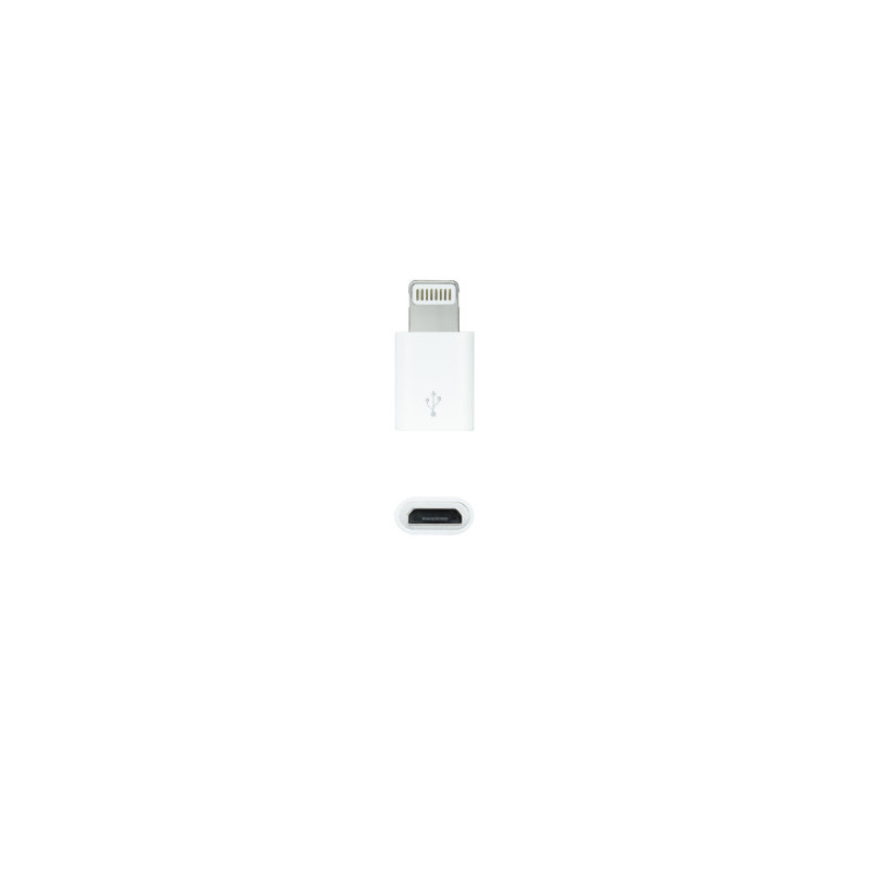 Nanocable Adaptador Lightning a Micro USB, Lightning/M-Micro | APLIUM