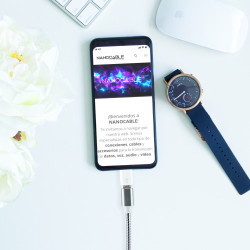 Nanocable Adaptador Lightning a Micro USB, Lightning/M-Micro | APLIUM