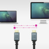 Nanocable Cable HDMI 2.1 IRIS 8K A/M-A/M, Negro, 0.5 m | APLIUM