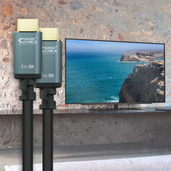 Nanocable Cable HDMI 2.1 IRIS 8K A/M-A/M, Negro, 0.5 m | APLIUM