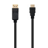 Nanocable Cable Conversor DISPLAYPORT a HDMI, DP/M - HDMI/M, | APLIUM