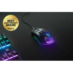 Steelseries Aerox 3 ratón mano derecha USB Tipo C Óptico 850 | APLIUM
