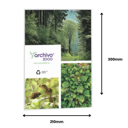 PORTAFOLLETOS MURAL PREMIUM A4 VERTICAL ADHESIVO 210x300MM A | APLIUM