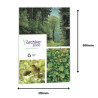 PORTAFOLLETOS MURAL PREMIUM A4 VERTICAL ADHESIVO 210x300MM A | APLIUM
