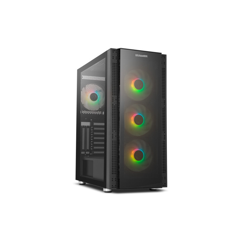 Nox Caja Atx Hummer Horus. Semitorre. Argb. Frontal Y Latera | APLIUM