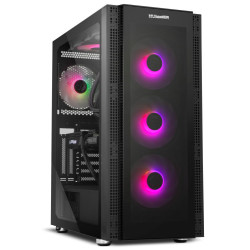 Nox Caja Atx Hummer Horus. Semitorre. Argb. Frontal Y Latera | APLIUM