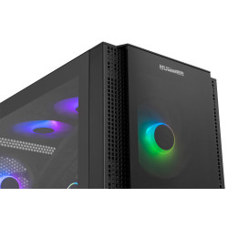 Nox Caja Atx Hummer Horus. Semitorre. Argb. Frontal Y Latera | APLIUM