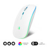 Ratón Óptico Inalámbrico 2.4G Y Bt Rgb LED Dual Flat Mouse W | APLIUM