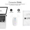 Ratón Óptico Inalámbrico 2.4G Y Bt Rgb LED Dual Flat Mouse W | APLIUM