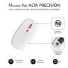 Ratón Óptico Inalámbrico 2.4G Y Bt Rgb LED Dual Flat Mouse W | APLIUM