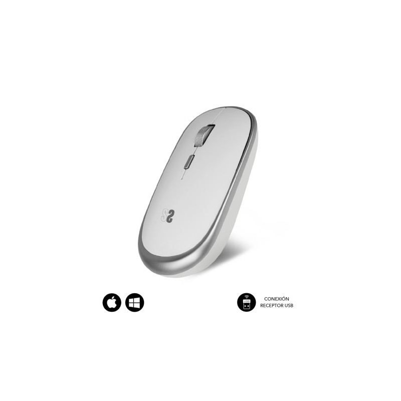 Ratón Óptico Inalámbrico Wireless Mini Mouse Silver | APLIUM