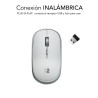 Ratón Óptico Inalámbrico Wireless Mini Mouse Silver | APLIUM