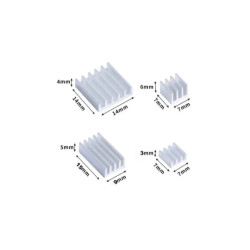 Raspberry Disipador, Pack Compatible Pi 4 | APLIUM