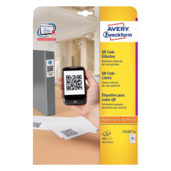 Avery L7121-25 etiqueta autoadhesiva Plaza Permanente Blanco | APLIUM