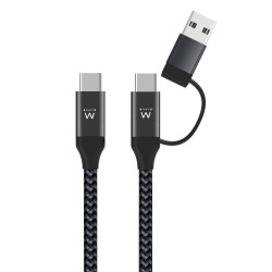 Ewent EW9918 cable USB 1 m USB 3.2 Gen 1 (3.1 Gen 1) USB C N | APLIUM