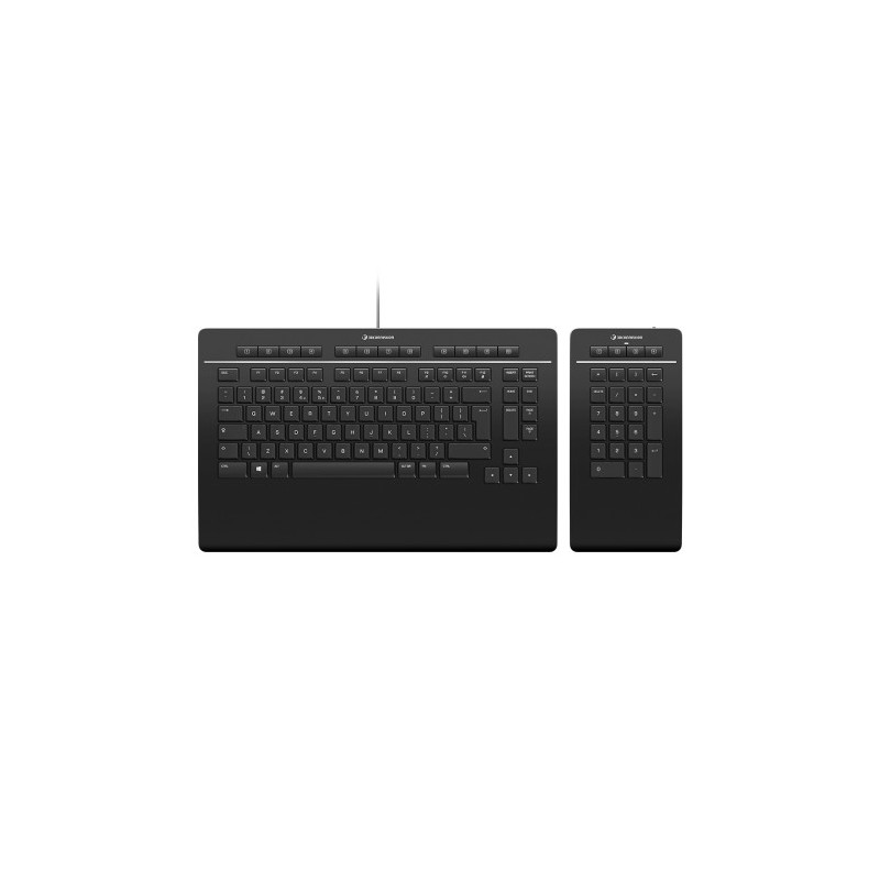 3Dconnexion Keyboard Pro with Numpad teclado USB Negro | APLIUM