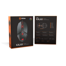 Krom Kalax ratón mano derecha USB tipo A Óptico 3200 DPI | APLIUM