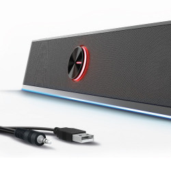 Ewent EW3525 altavoz soundbar Negro 2.0 canales 6 W | APLIUM
