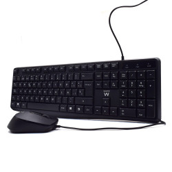 Ewent EW3006 teclado USB QWERTY Español Negro | APLIUM