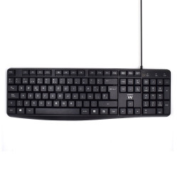 Ewent EW3001 teclado USB QWERTY Español Negro | APLIUM