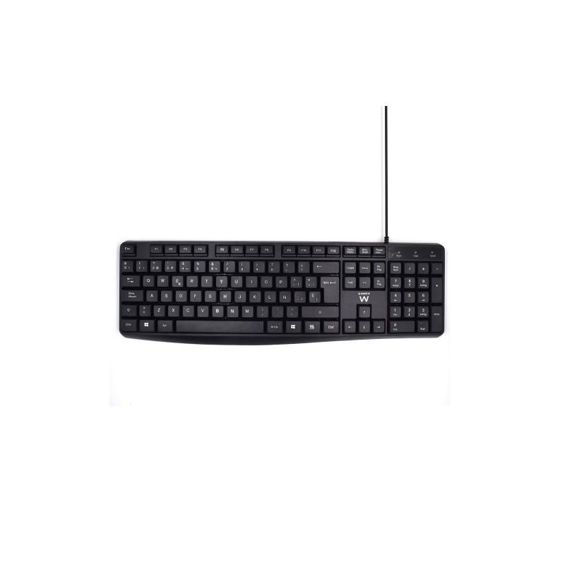 Ewent EW3001 teclado USB QWERTY Español Negro | APLIUM