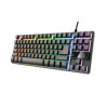 Trust GXT 833 Thado teclado USB Español Negro, Plata | APLIUM