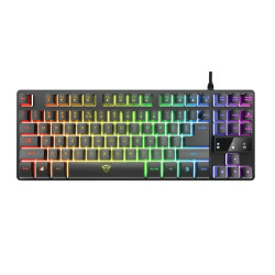 Trust GXT 833 Thado teclado USB Español Negro, Plata | APLIUM