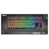 Trust GXT 833 Thado teclado USB Español Negro, Plata | APLIUM