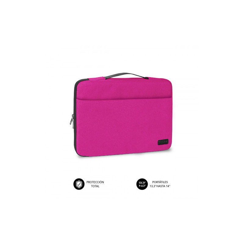 SUBBLIM Funda Ordenador Elegant Laptop Sleeve 13,3-14" Pink | APLIUM