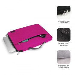 SUBBLIM Funda Ordenador Elegant Laptop Sleeve 13,3-14" Pink | APLIUM