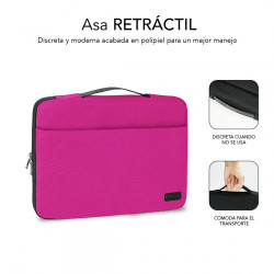 SUBBLIM Funda Ordenador Elegant Laptop Sleeve 13,3-14" Pink | APLIUM
