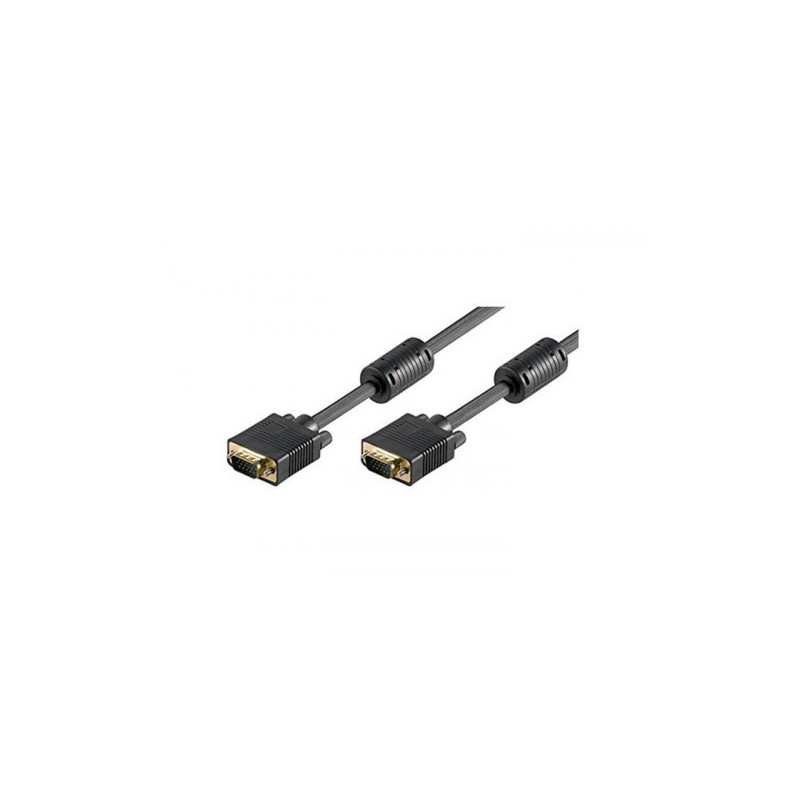 Ewent EW-110102-020-N-P cable VGA 1,8 m VGA (D-Sub) Negro | APLIUM
