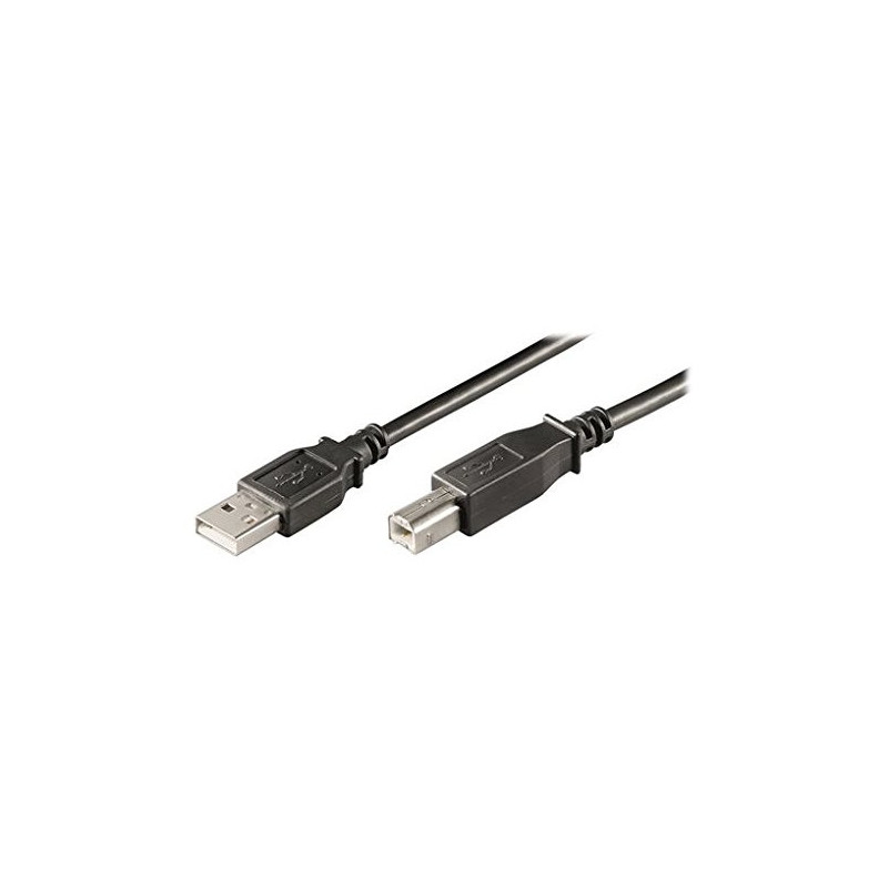 Ewent EW-UAB-010 cable USB 1 m USB 2.0 USB B USB A Negro | APLIUM