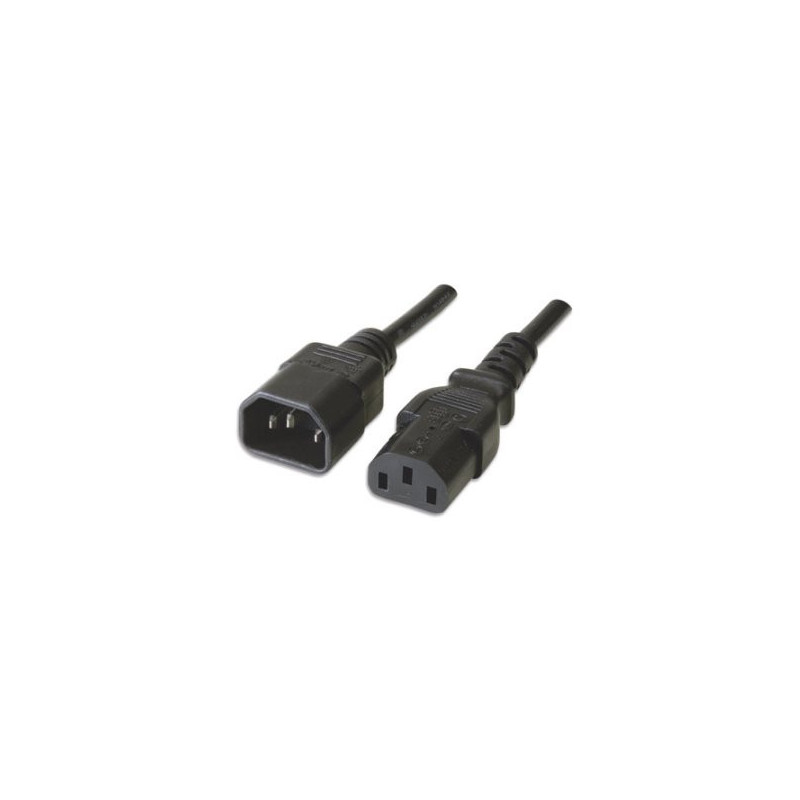 Ewent EW-190200-020-N-P cable de transmisión Negro 1,8 m C14 | APLIUM